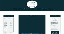 Desktop Screenshot of agudahsouth.com